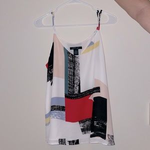Never worn Faith and Zoe patterned flowy tank top